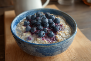 Cremiges Beerenporridge