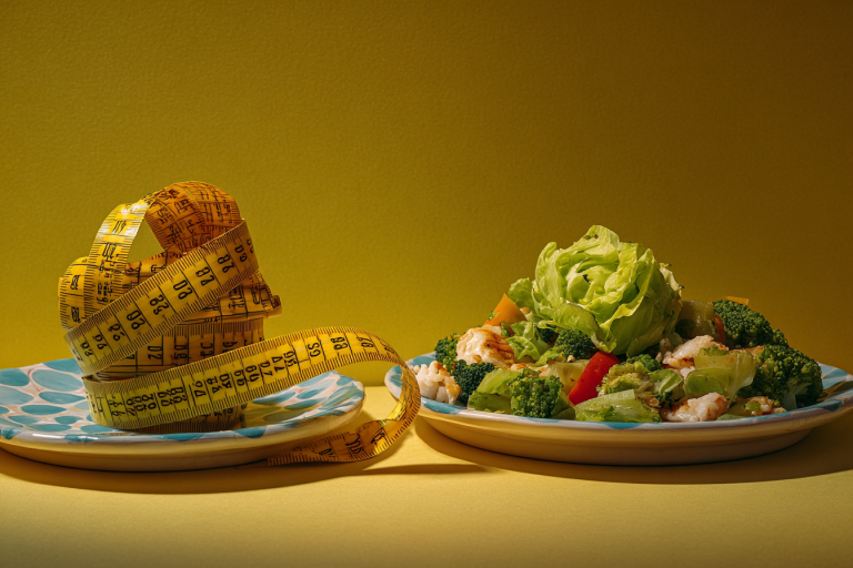 Salat und Maßband