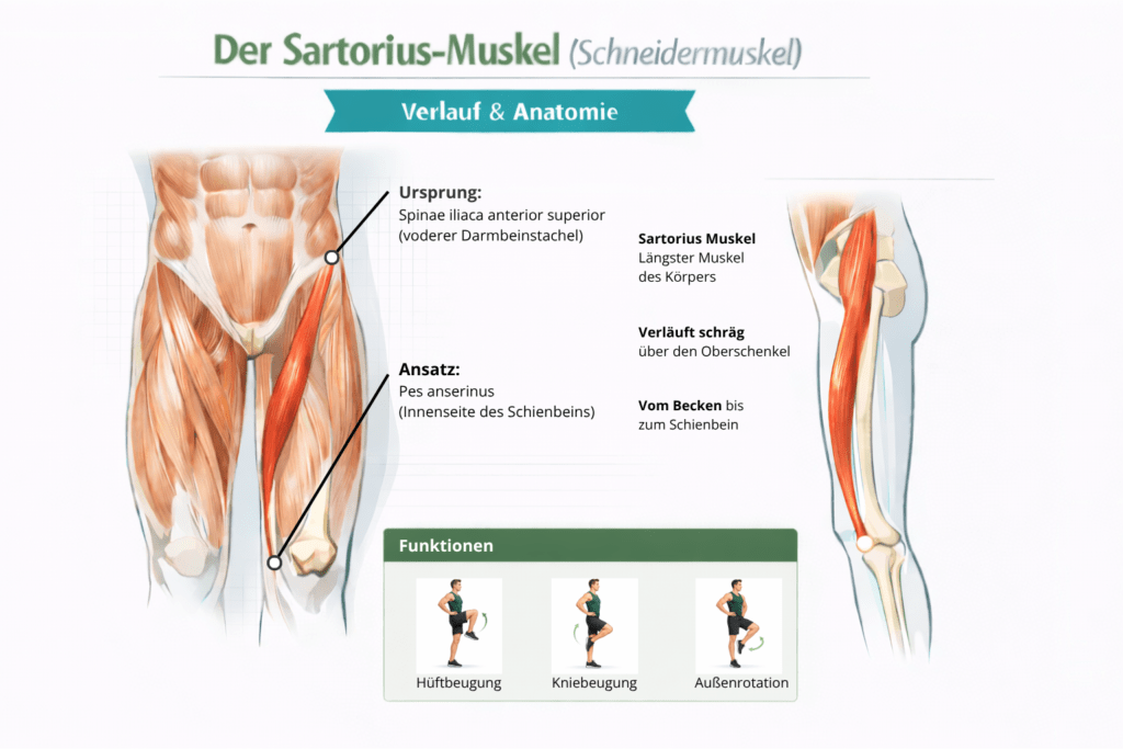 Sartorius Muskel Anatomie